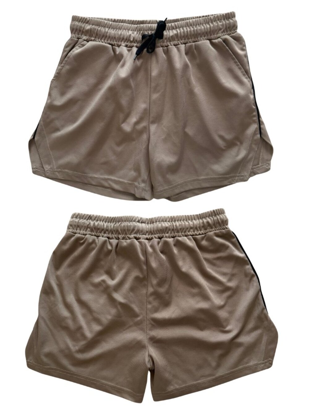 Tan Gym Short Size M